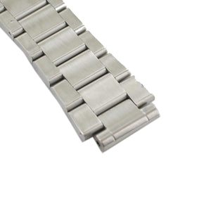 Ingersoll Ersatzband für Uhren Edelstahl Faltschließe Silber Bison No.66 28 mm