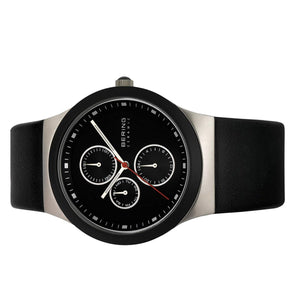 Bering Herren Uhr Armbanduhr Slim Ceramic - 32139-442 Leder
