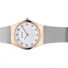 Laden Sie das Bild in den Galerie-Viewer, Bering Damen Uhr Armbanduhr Slim Classic - 11927-064 Meshband