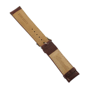 Ingersoll Ersatzband für Uhren Leder braun Kroko Dornschließe SI 24 mm