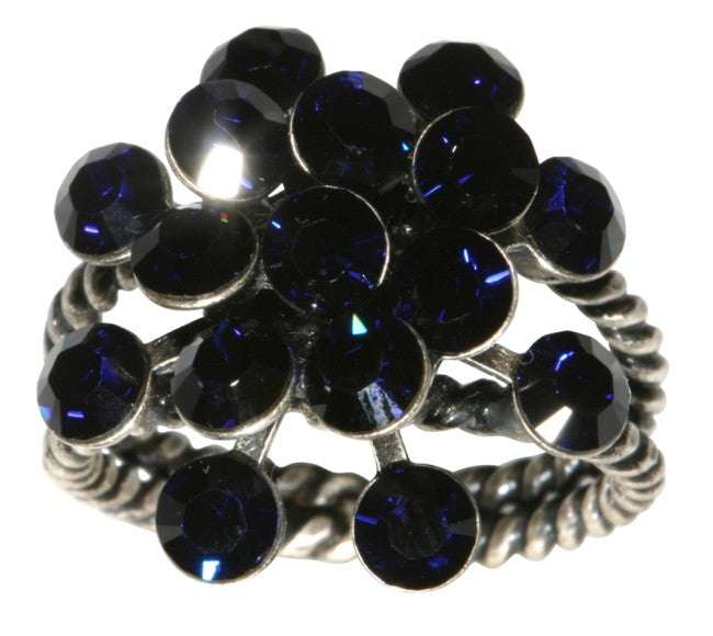 Konplott Ring Magic Fireball blau Dunkel-indigo