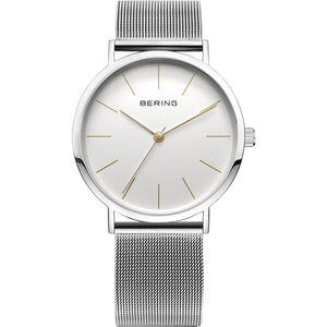 Bering Unisex Uhr Armbanduhr Slim Classic - 13436-001 Meshband
