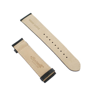 Ingersoll Ersatzband für Uhren Leder schwarz matt Kroko 24 mm