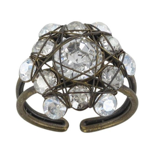 Konplott Ring Bended Lights weiß