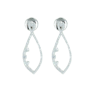 Esprit Collection Damen Ohrringe Ohrstecker Silber Zirkonia ELER92658A000