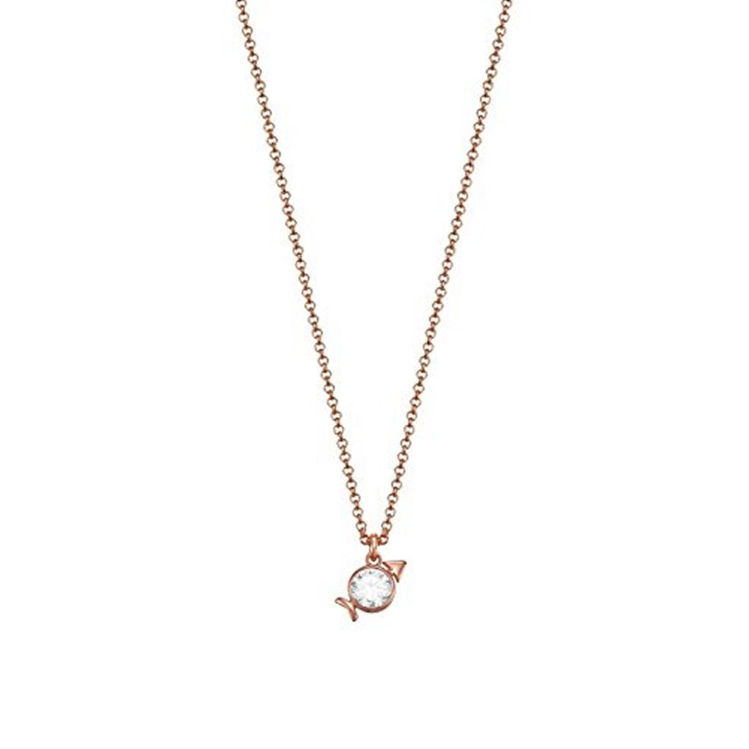 Esprit Damen Kette Edelstahl Rosé SAGITTARIUS Schütze ESNL03333C420