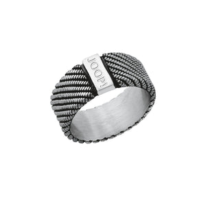 Joop Herren Ring Edelstahl IP schwarz 2024484-1