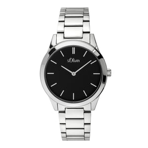 s.Oliver Damen Uhr Armbanduhr Edelstahl SO-3598-MQ