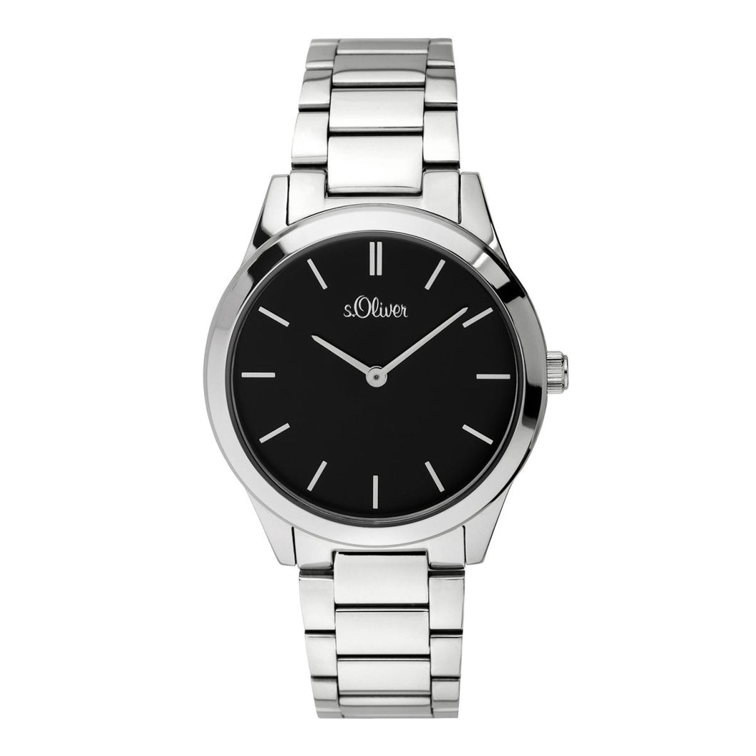 s.Oliver Damen Uhr Armbanduhr Edelstahl SO-3598-MQ