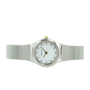Bering Damen Uhr Armbanduhr Slim Classic - 11923-004-1 Meshband