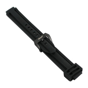 Ingersoll Ersatzband für Uhren Silikon schwarz Dornschließe SW 18 mm IN6101