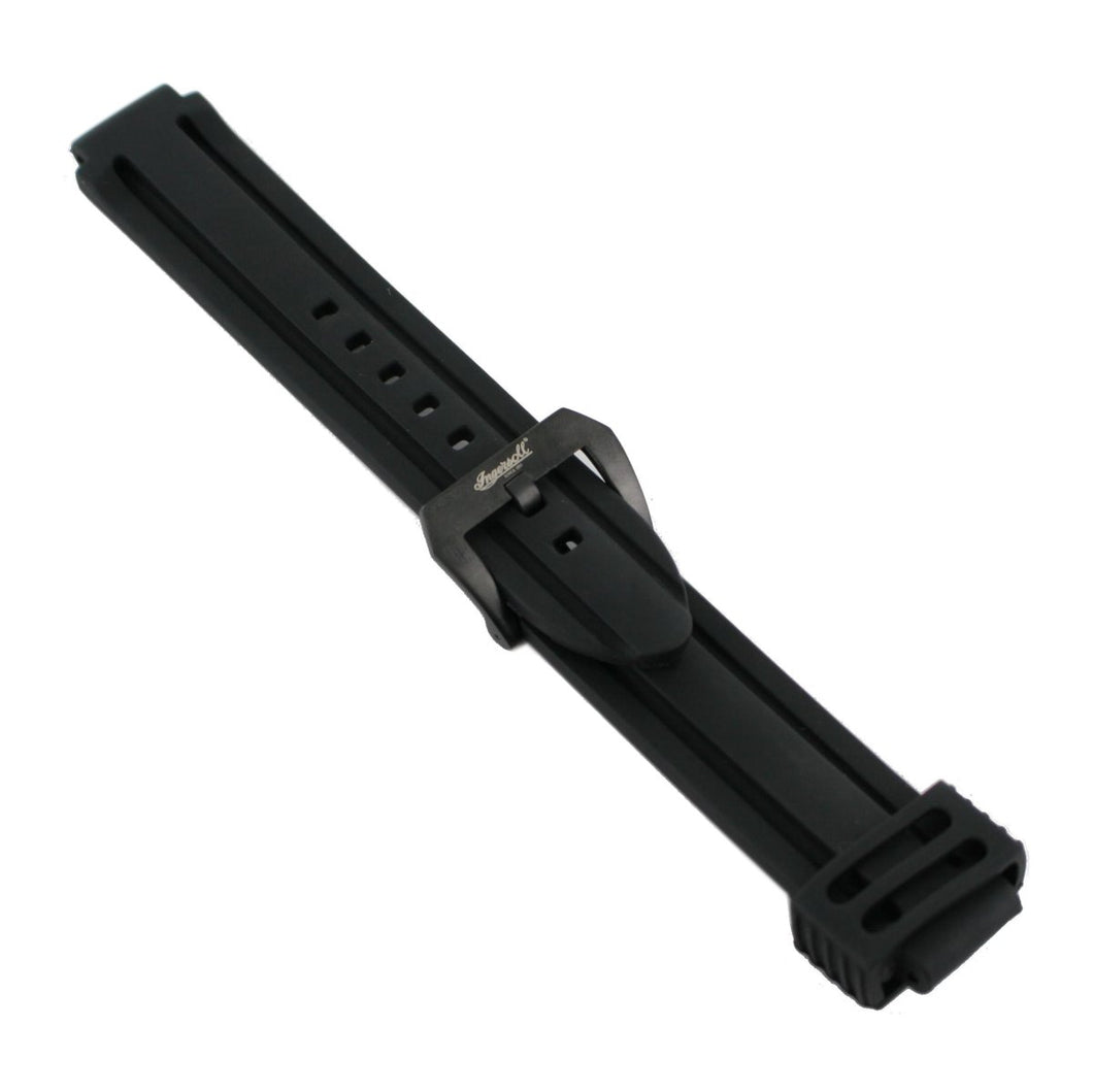 Ingersoll Ersatzband für Uhren Silikon schwarz Dornschließe SW 18 mm IN6101