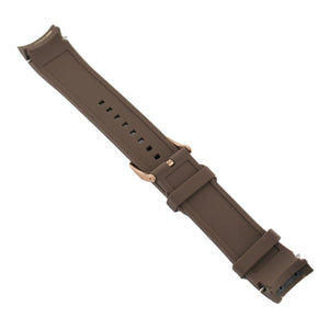 Ingersoll Ersatzband für Uhren Silikon braun Dornschließe Bison No.44 24 mm