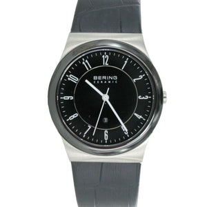 Bering Unisex Uhr Armbanduhr Slim Ceramic - 32235-447 Leder Kroko