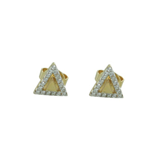 Esprit Damen Ohrringe Edelstahl JW50214 Gold ESER03049B000