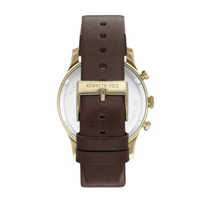 Kenneth Cole New York Herren Uhr Armbanduhr Leder KC15106003