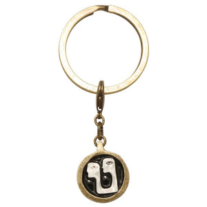 Konplott Anhänger Charm Zodiac Gemini/Zwillinge black antique brass