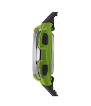 Laden Sie das Bild in den Galerie-Viewer, SINAR Jugenduhr Kinder Armbanduhr Digital Quarz Silikon XE-50-3 grün silber