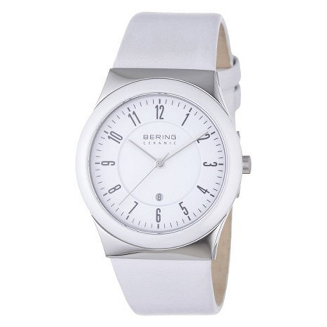 Bering Unisex Uhr Armbanduhr Slim Ceramic - 32235-354 Leder