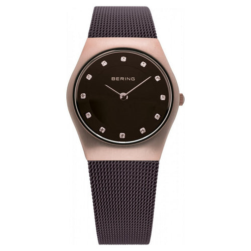 Bering Damen Uhr Armbanduhr Slim Classic - 11927-262 Meshband