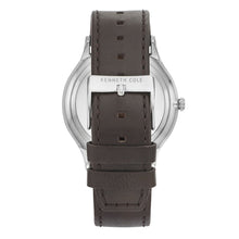 Laden Sie das Bild in den Galerie-Viewer, Kenneth Cole New York Herren-Armbanduhr Analog Quarz Leder KC50589011