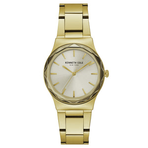 Kenneth Cole New York Damen-Armbanduhr Analog Quarz Edelstahl KC50059001