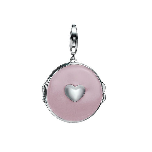 Esprit Anhänger Charms Sweet Heart Medaillon Rosa ESCH91162A000