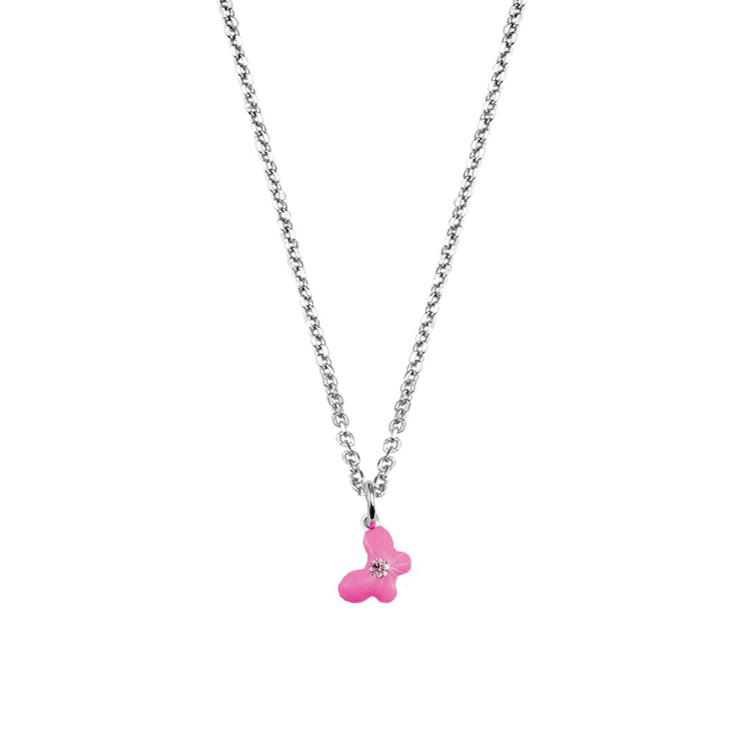 Scout Kinder Halskette Kette Silber Schmetterling rosa Girls 261106200