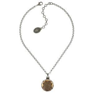 Konplott Halskette Collier Medieval Pop beige XL antique silver