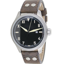 Laden Sie das Bild in den Galerie-Viewer, Aristo Herren Uhr Automatic Fliegeruhr California 3H192A Leder