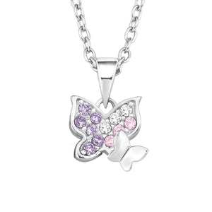 Prinzessin Lillifee Kinder Kids Halskette Silber Schmetterling 2021103