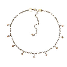 Laden Sie das Bild in den Galerie-Viewer, Konplott Kette Collier Tutui Collection beige crystal golden silber