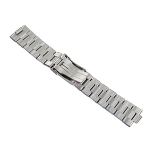 Ingersoll Ersatzband für Uhren Edelstahl  Glieder Faltschließe Silber 22 mm