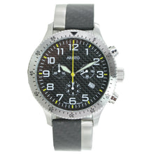 Laden Sie das Bild in den Galerie-Viewer, Aristo Herren Uhr Chronograph Carbon Edelstahl Trophy Spange 7H106G