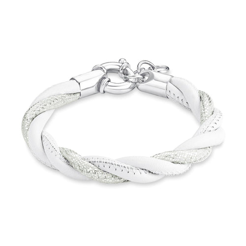 s.Oliver Jewel Damen Armband Edelstahl Leder SO1266/1 - 524889
