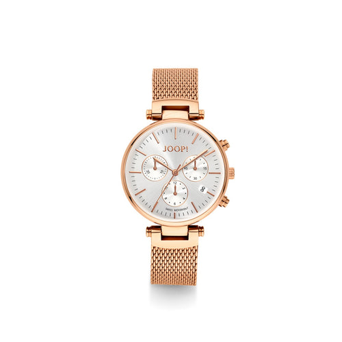 Joop Damen Uhr Armbanduhr Chronograph 2022831 Analog Quarz Edelstahl