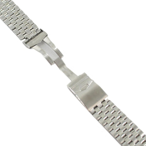 Ingersoll Ersatzband für Uhren Edelstahl Faltschl. Silber 24 mm matt poliert