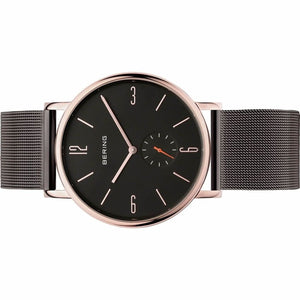 Bering Herren Uhr Armbanduhr Slim Radio Control -53739-262-1 Meshband