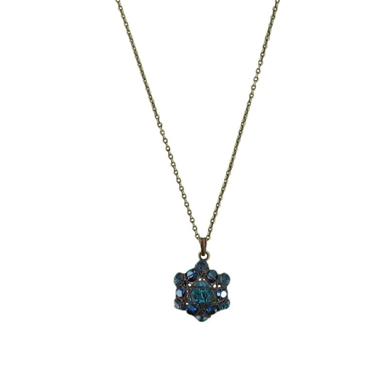 Konplott Halskette hängend Collier Bended Lights blau