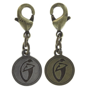 Konplott Anhänger Charm Zodiac Scorpio/Skorpion XS brass/silver