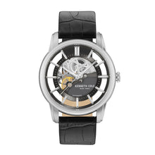 Laden Sie das Bild in den Galerie-Viewer, Kenneth Cole New York Herren Uhr Armbanduhr Leder KC15116001 Automatik