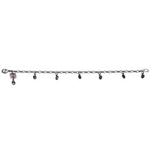 Laden Sie das Bild in den Galerie-Viewer, Konplott Armband Armkette Tutui Collection grau schwarz diamant silber