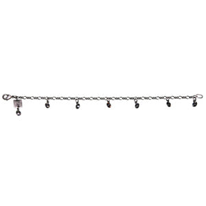 Konplott Armband Armkette Tutui Collection grau schwarz diamant silber