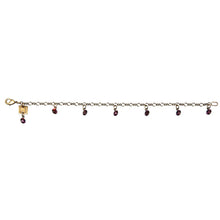 Laden Sie das Bild in den Galerie-Viewer, Konplott Armband Armkette Tutui Collection lila amethyst silber