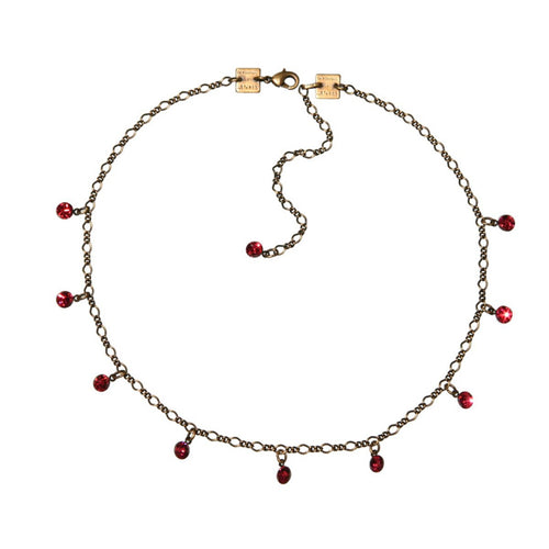 Konplott Kette Collier Tutui Collection pink indian pink silber