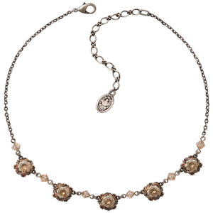 Konplott Kette Collier Byzantine beige antik silber