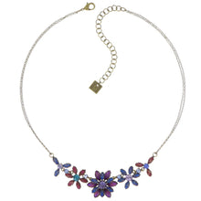 Laden Sie das Bild in den Galerie-Viewer, Konplott Kette Collier Psychodahlia blau/lila extra klein