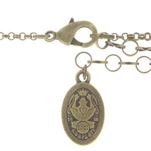 Konplott Kette Anhänger Collier Iceberg De Luxe beige