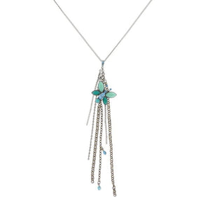 Konplott Halskette Collier Spring Waterfalls blau