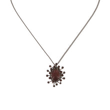 Laden Sie das Bild in den Galerie-Viewer, Konplott Halskette Collier Galaxy in Glass red medium antique